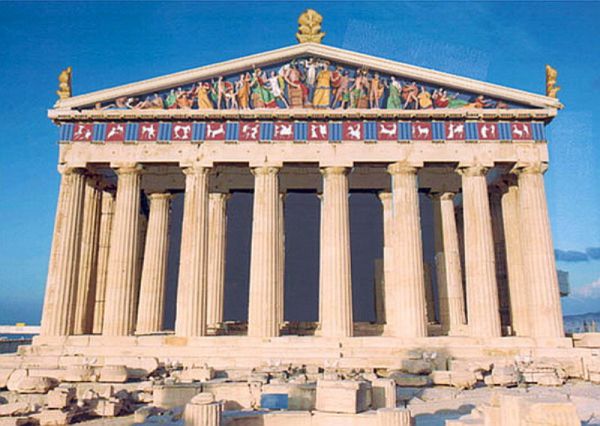 Reconstruction of architectural structures in Greece