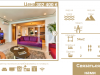 Купить апартаменты в Рафаиловичах, Черногория 54м2 цена 302 400€ у моря элитная недвижимость ID: 124686 1