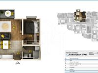 Buy apartments in a Bar, Montenegro 41m2 low cost price 68 000€ ID: 125508 3