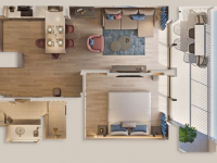 Купить апартаменты в Рафаиловичах, Черногория 38м2 цена 288 800€ у моря ID: 131361 2