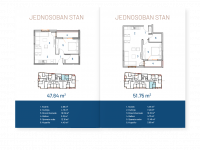 Купить апартаменты в Баре, Черногория 48м2 цена 122 400€ у моря ID: 131622 10