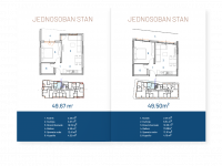 Купить апартаменты в Баре, Черногория 48м2 цена 122 400€ у моря ID: 131622 5