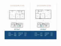 Купить апартаменты в Баре, Черногория 48м2 цена 122 400€ у моря ID: 131622 8