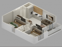 Купить апартаменты в Баре, Черногория 73м2 цена 163 710€ у моря ID: 131791 3