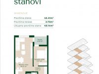 Купить апартаменты в Подгорице, Черногория 46м2 цена 113 950€ ID: 131854 7