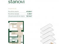 Купить апартаменты в Подгорице, Черногория 46м2 цена 113 950€ ID: 131854 8