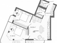 Купить апартаменты в Баре, Черногория 127м2 цена 330 200€ у моря элитная недвижимость ID: 131865 3